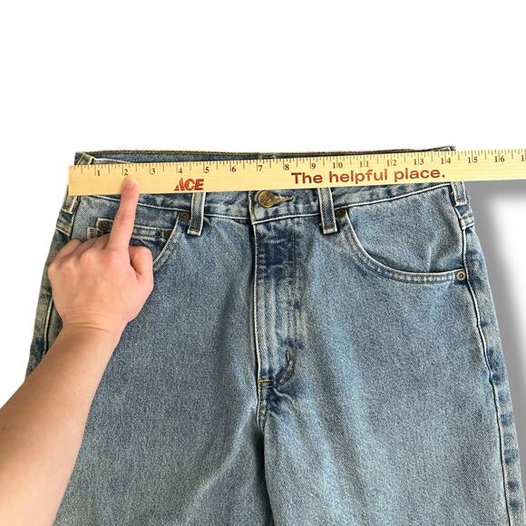Y2K Carhartt B17 Relaxed Tapered Jeans 30x30 Stonewash Blue 100% Cotton Vintage - Picture 2 of 13